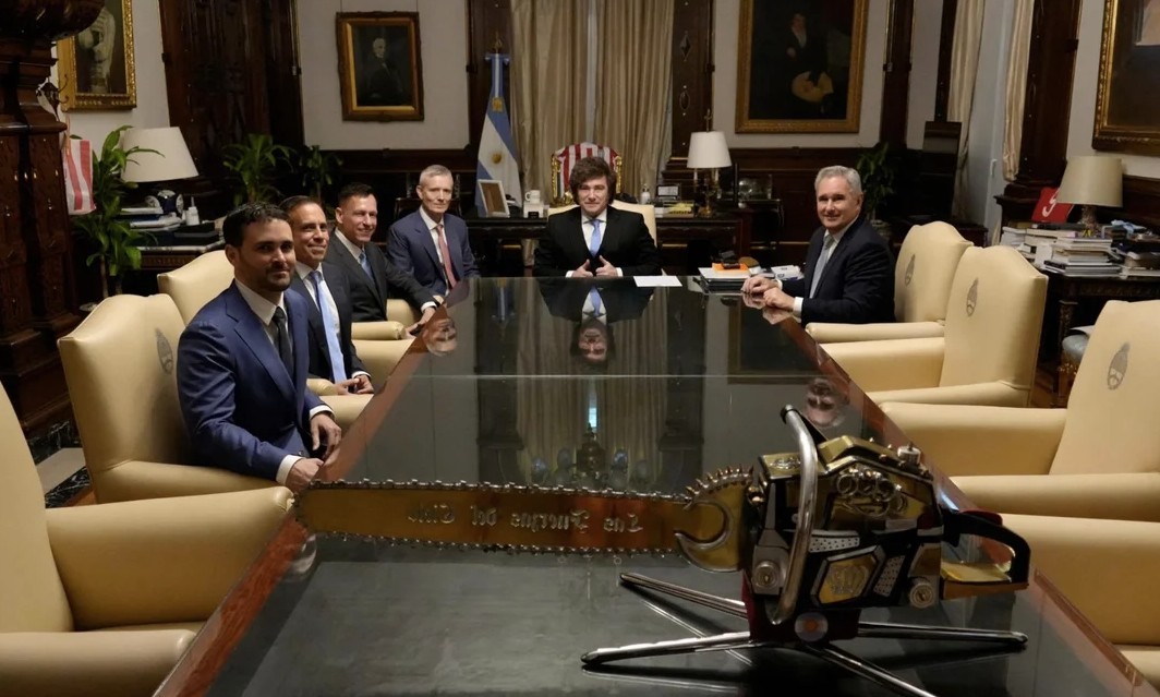 Javier Milei recibió en Casa Rosada el empresario Peter Thiel | Política