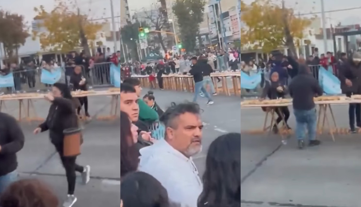 Vecinos arruinaron el evento del sándwich gigante en Avellaneda: se robaron porciones y pertenencias de los organizadores | Actualidad
