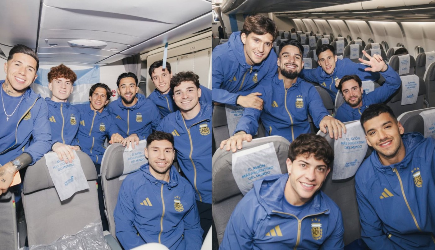 Parte del seleccionado argentino viajó a EE.UU. para el Mundial | Selección Argentina