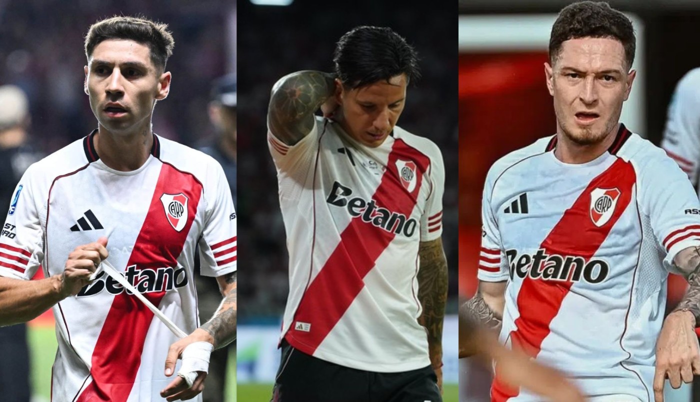 Alarma en la Selección y River: confirmaron las lesiones de Montiel, Driussi y Moreno | Deportes