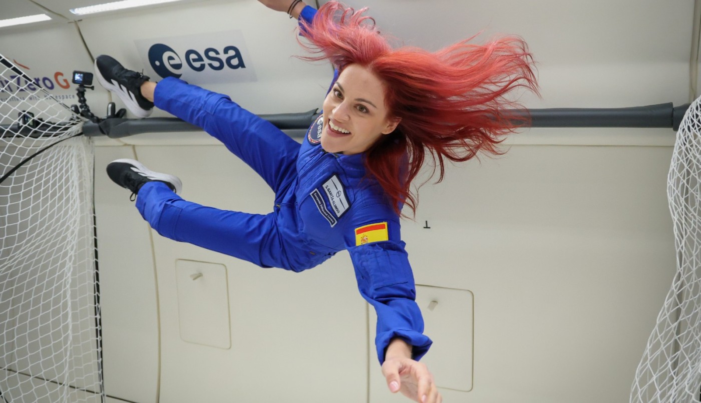 La astronauta española Sara García, de visita en Buenos Aires | Actualidad