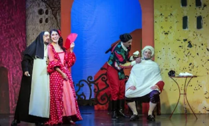 Disparatada versión de "El Barbero de Sevilla" para toda la familia en Ciudad Cultural Konex | Espectáculos