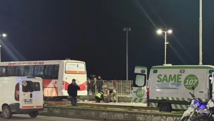 Tragedia en Mar del Plata: un colectivo perdió el control, terminó arriba de la vereda y mató a un peatón | Actualidad