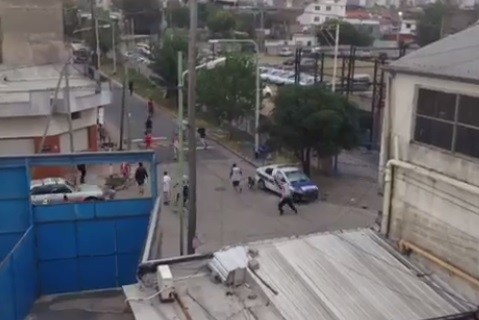 Video: los incidentes en Arsenal-Aldosivi | Deportes