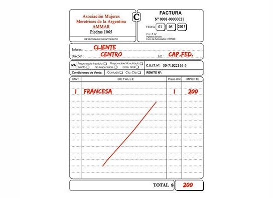 Campaña: el sindicato de trabajadoras sexuales reparte boletas por el valor de un servicio | Actualidad