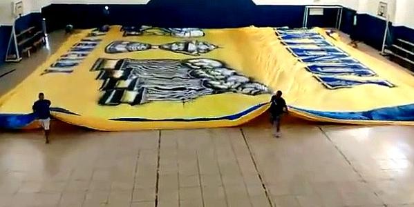 El regalo de Tevez: mirá la bandera gigante que estrenará Boca | Deportes