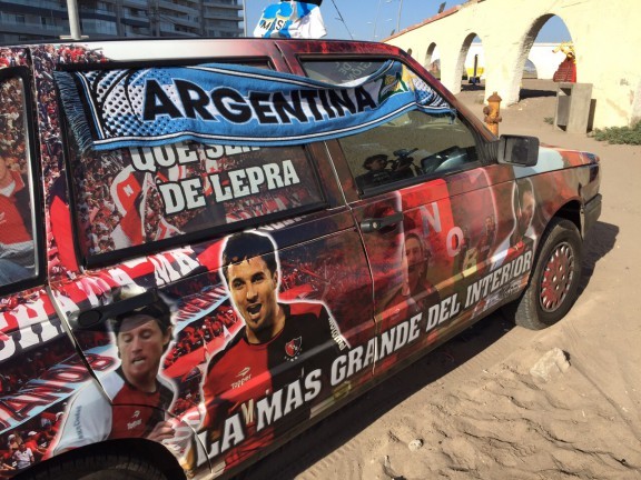 #VamosArgentina El "Tata-Móvil" está en La Serena alentando a la Selección | Deportes