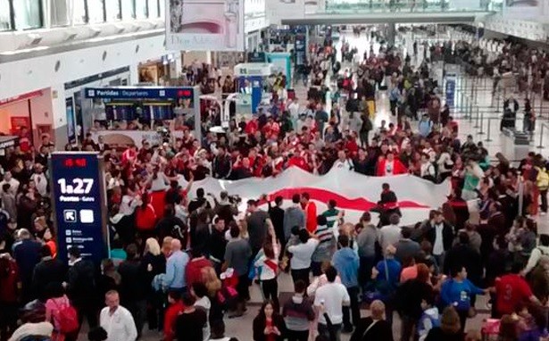 River arribó a Frankfurt, escala hacia Tokio | Deportes