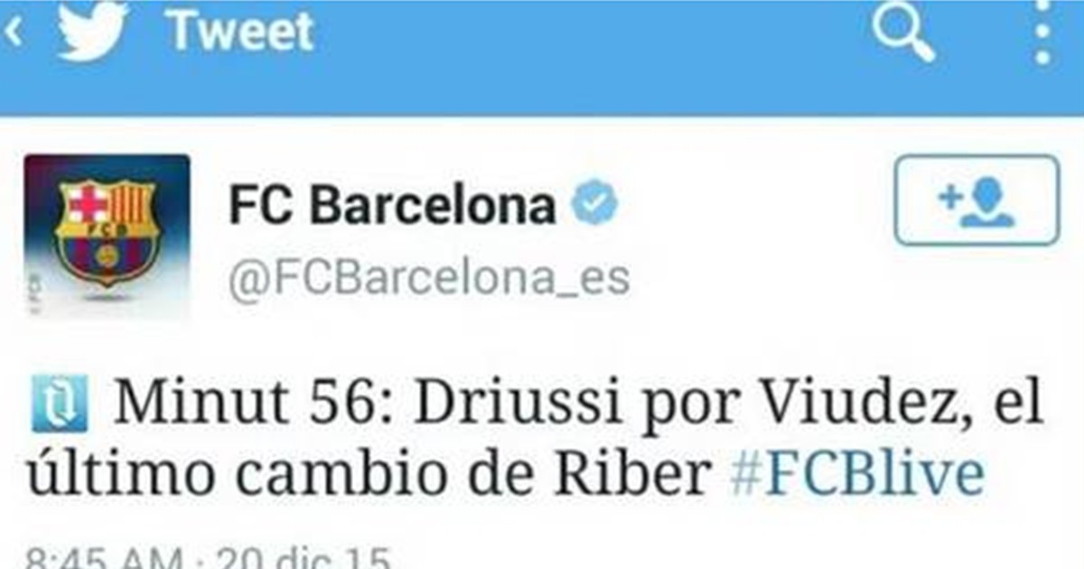 El polémico tuit del Barcelona que despertó bromas y enojo en River | Deportes