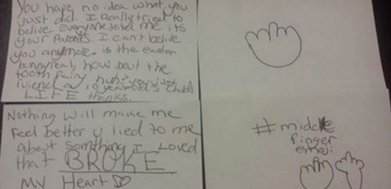 La furiosa carta de una nena al enterarse la verdad sobre Papá Noel | Curiosidades