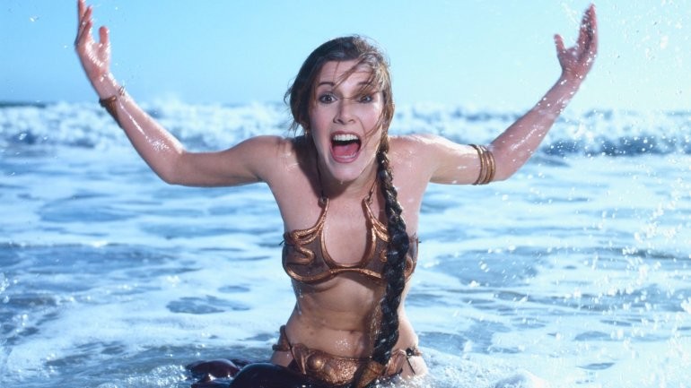Star Wars: revuelo en las redes por las fotos de la princesa Leia en la Playa en bikini | Espectáculos