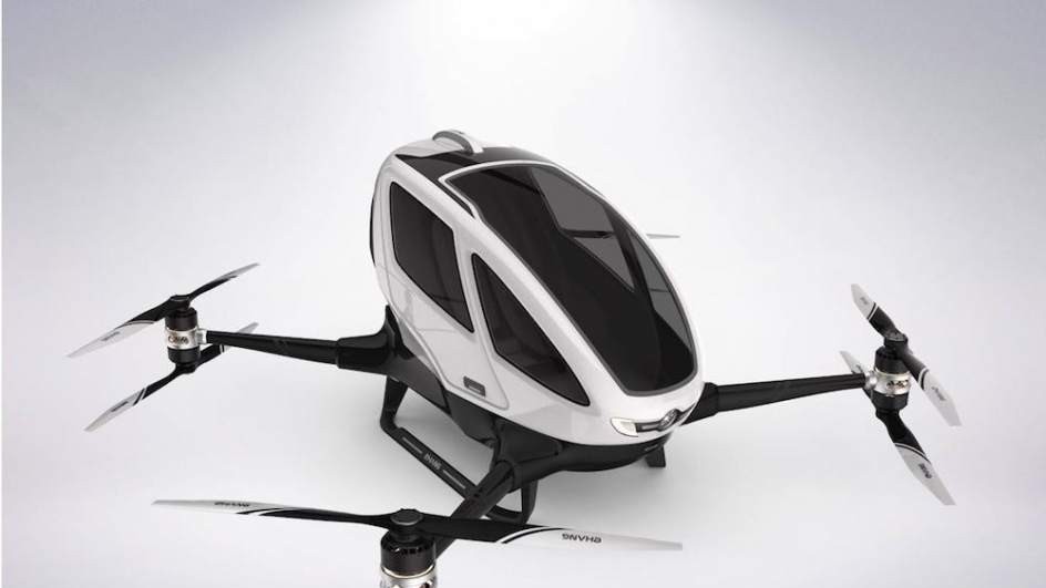 Presentaron un dron que puede transportar a una persona | Tecno