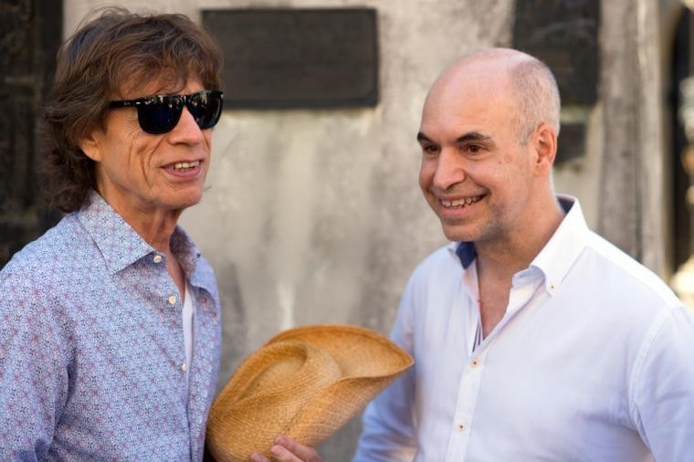 El encuentro de Mick Jagger con Rodríguez Larreta antes del último recital de los Stones | Espectáculos