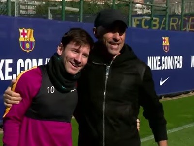 El gol imposible que hizo Messi a pedido de Eros Ramazotti | Deportes