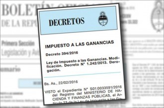 Reglamentan los cambios para la cuarta categoría del impuesto a las ganancias | Política