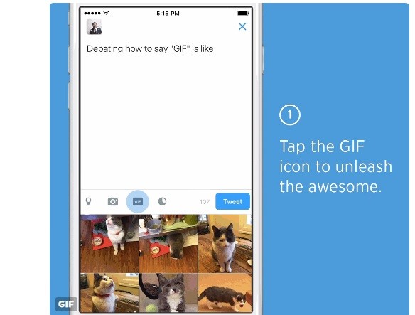 Chau imágenes estáticas, Twitter deja subir GIFS animados desde el celular | Tecno