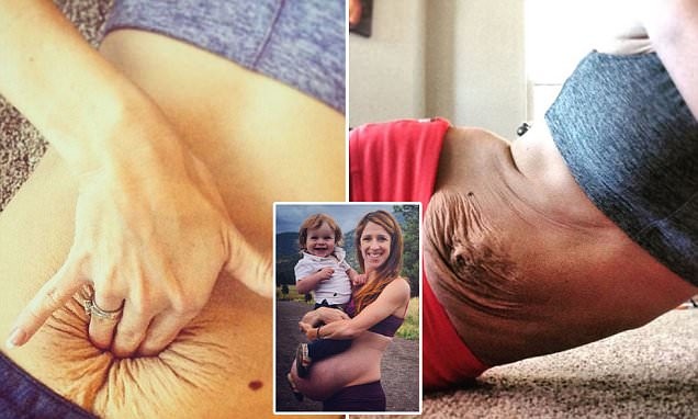 Derribando mitos: Una deportista decidió mostrar su vientre luego de dar a luz | Redes