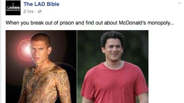 El meme que hizo revivir un mal momento al protagonista de Prison Break | Redes