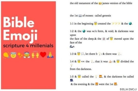 La primera Biblia hecha con emojis | Curiosidades