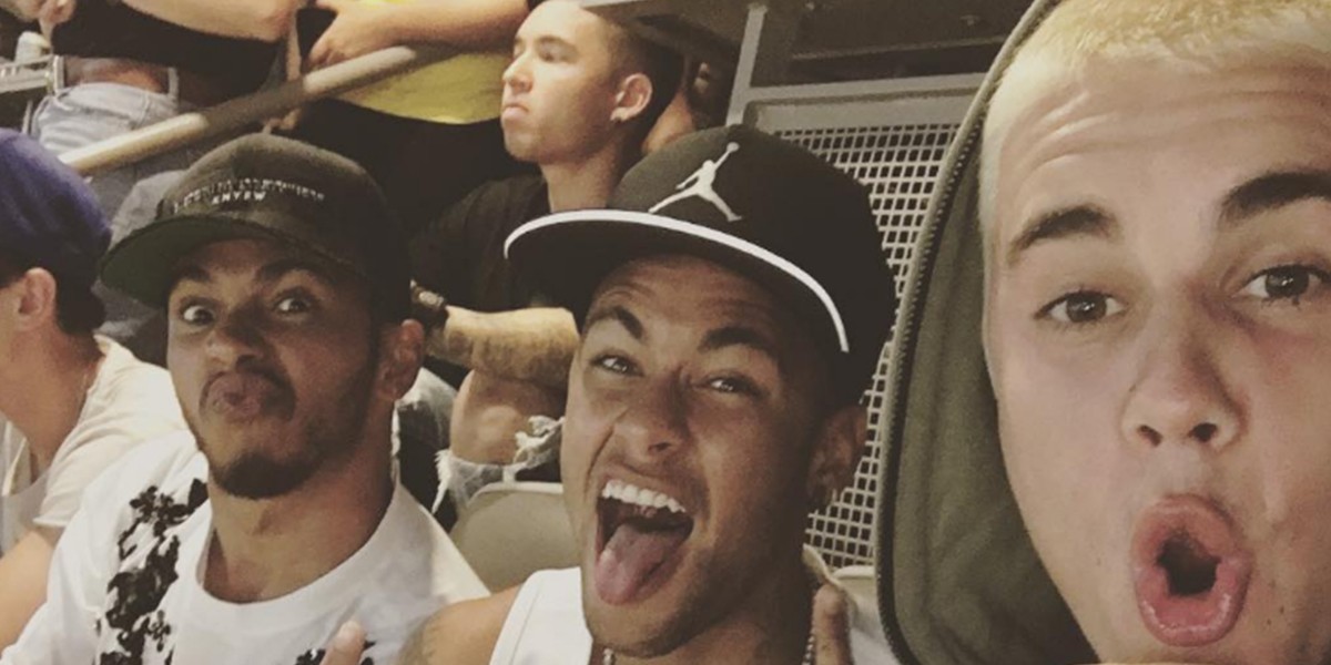 La selfie viral de la Copa América: Neymar, Justin Bieber y Hamilton | Deportes