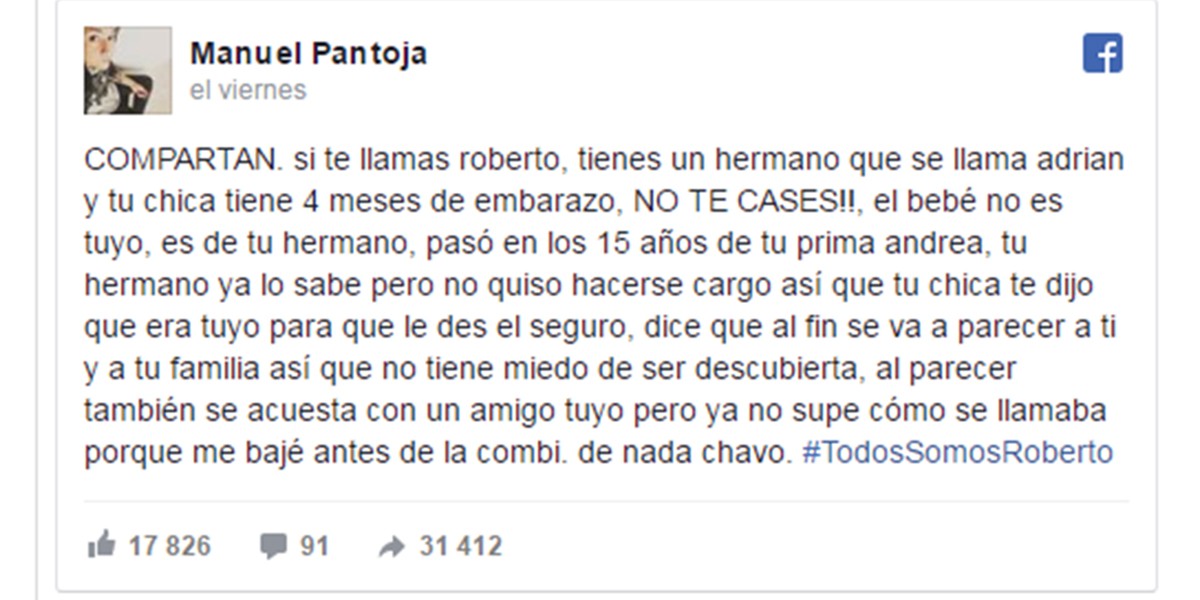 Escuchó una infidelidad, la publicó en su muro y generó un escándalo | Redes