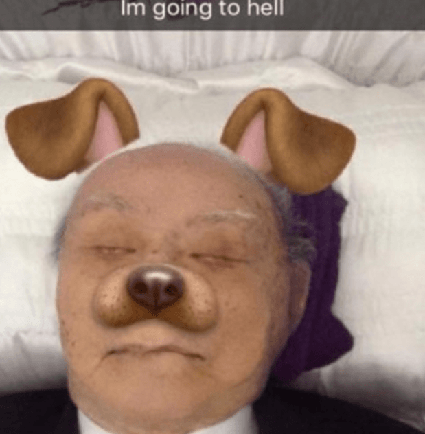 Usó Snapchat en un velorio e intercambió su cara con la del muerto | Redes