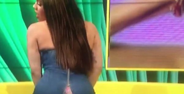 #EsViral La sexy participante de un reality a la que le estalló el vestido | Curiosidades