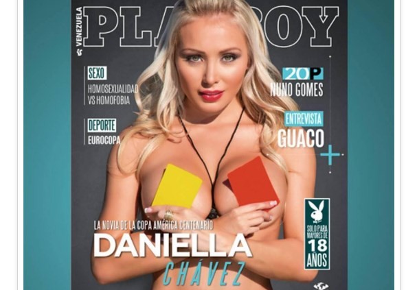 Chile: la modelo "anti-Messi" se desnudó para Playboy | Espectáculos