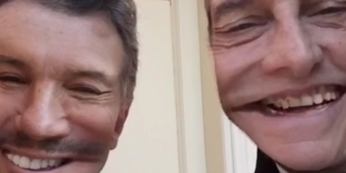La reunión de Macri con Tinelli: abrazos, humor y un video en Snapchat | Política