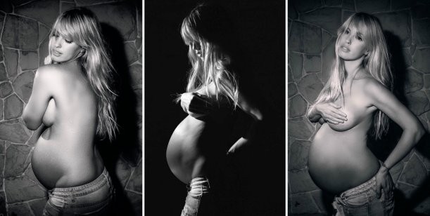 Producción caliente de Rocío Guirao Díaz: embarazada y en topless | Espectáculos