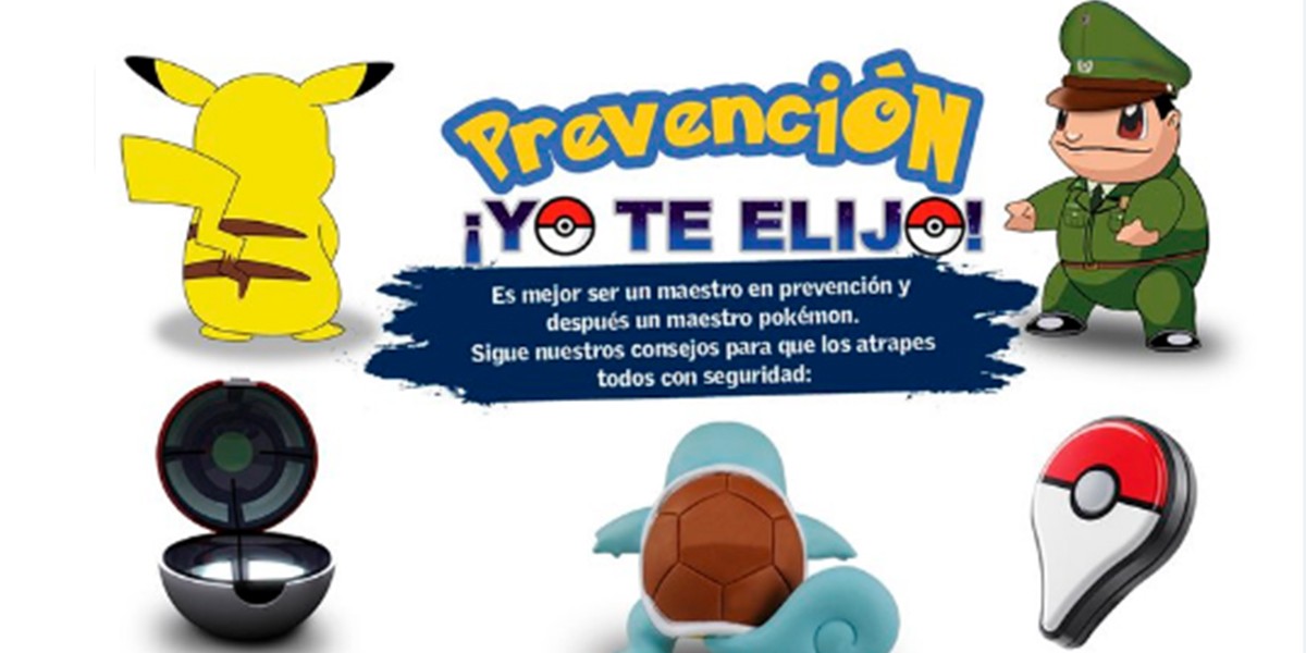 Pokémon Go: la policía chilena lanzó una campaña de recomendaciones para jugadores | Tecno