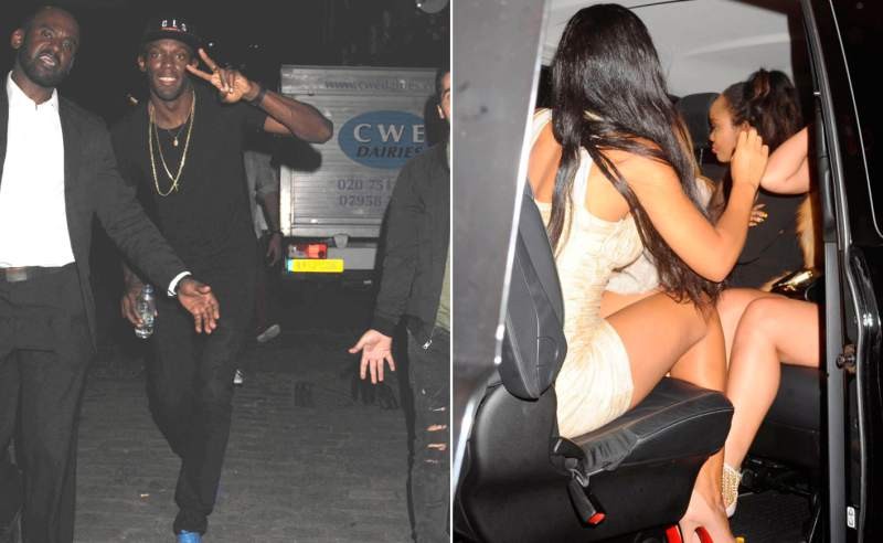 Usain Bolt sigue de fiesta: ahora fotos con chicas en un boliche de Londres | Deportes