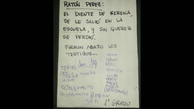 Una maestra juntó testigos para que el Ratón Pérez le crea a una nena que había perdido el diente | Actualidad