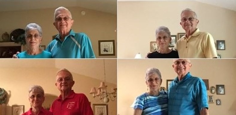 Los abuelos que están casados hace 52 años y combinan su ropa todos los días | Redes