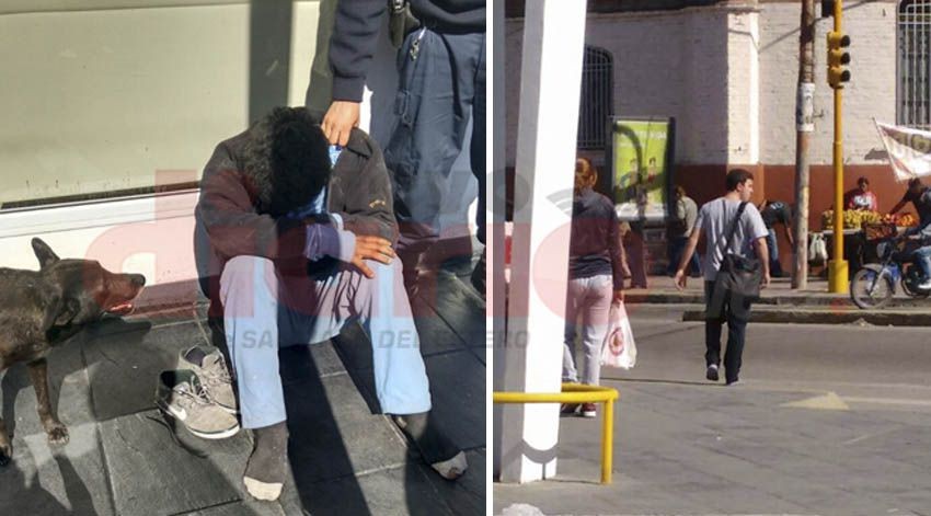 Le dejó sus zapatillas a un indigente, se fue descalzo y conmovió a todos | Actualidad