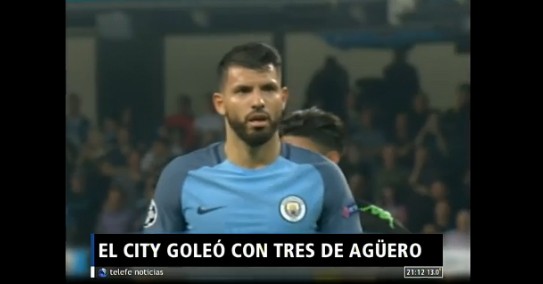 El City goleó con tres de Agüero | Deportes