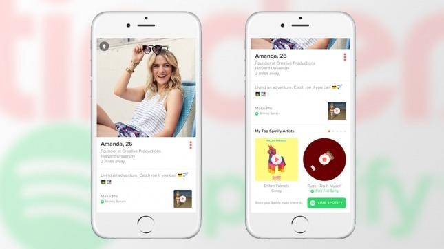 Spotify y Tinder se unen para que los usuarios también puedan compartir el gusto por la música | Redes