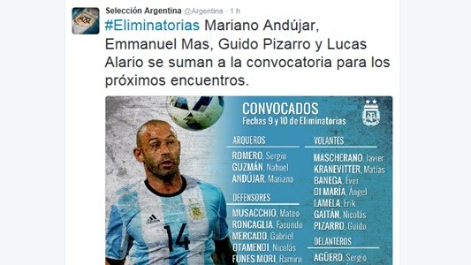 Eliminatorias: Bauzá completó la lista con otros cuatro nombres | Deportes