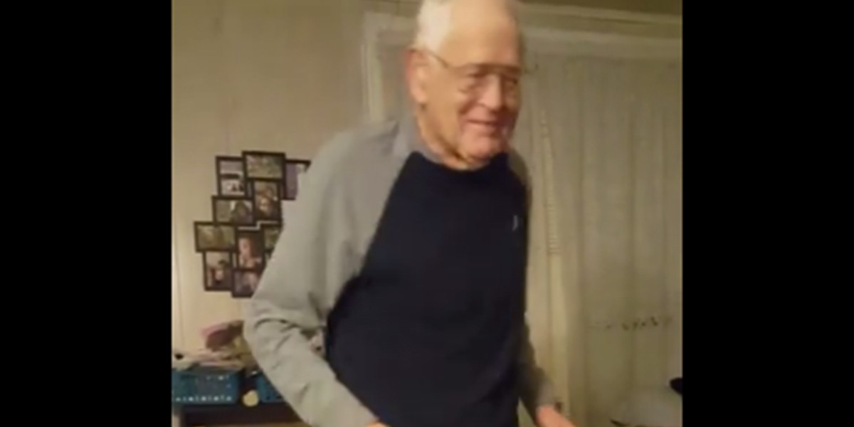 El abuelo bailarín de 93 años que causa furor en las redes | Redes