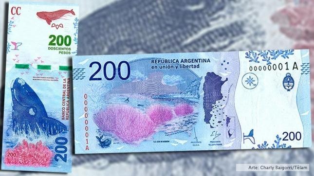 El presidente del Banco Central presenta el nuevo billete de $200 en Puerto Madryn | Política