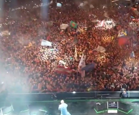 Video espectacular: el cierre del show del Indio en Olavarría visto desde atrás del escenario | Actualidad