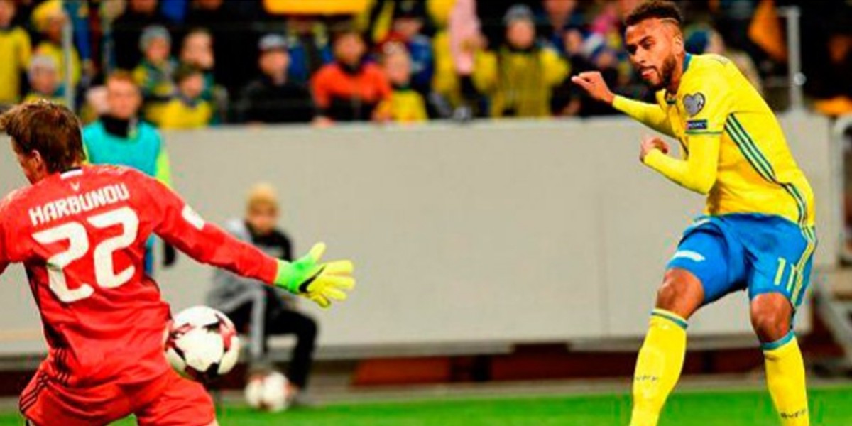 El terrible blooper del arquero de Bielorrusia frente a Suecia | Deportes