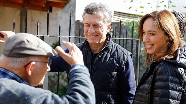 Macri y Vidal encabezaron un timbreo en Lobos | Política