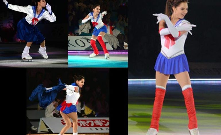 La increíble transformación de una campeona de patinaje sobre hielo en plena rutina | Deportes