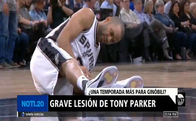 Grave lesión de Tony Parker | Deportes