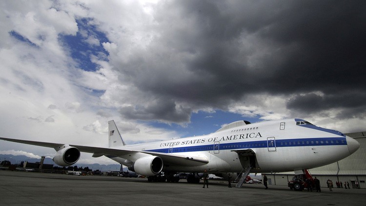 "El avión del juicio final" que protege a Donald Trump de los riesgos de una guerra nuclear | Internacionales