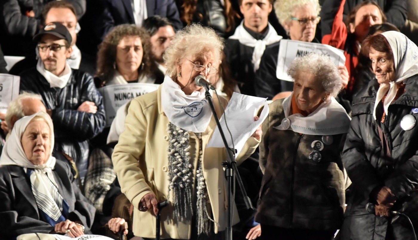 Estela de Carlotto: "Señores jueces, nunca más, ningún genocida suelto" | Política