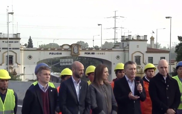 Macri inauguró una tramo del viaducto de Puente La Noria: "De esto se trata construir un país" | Política