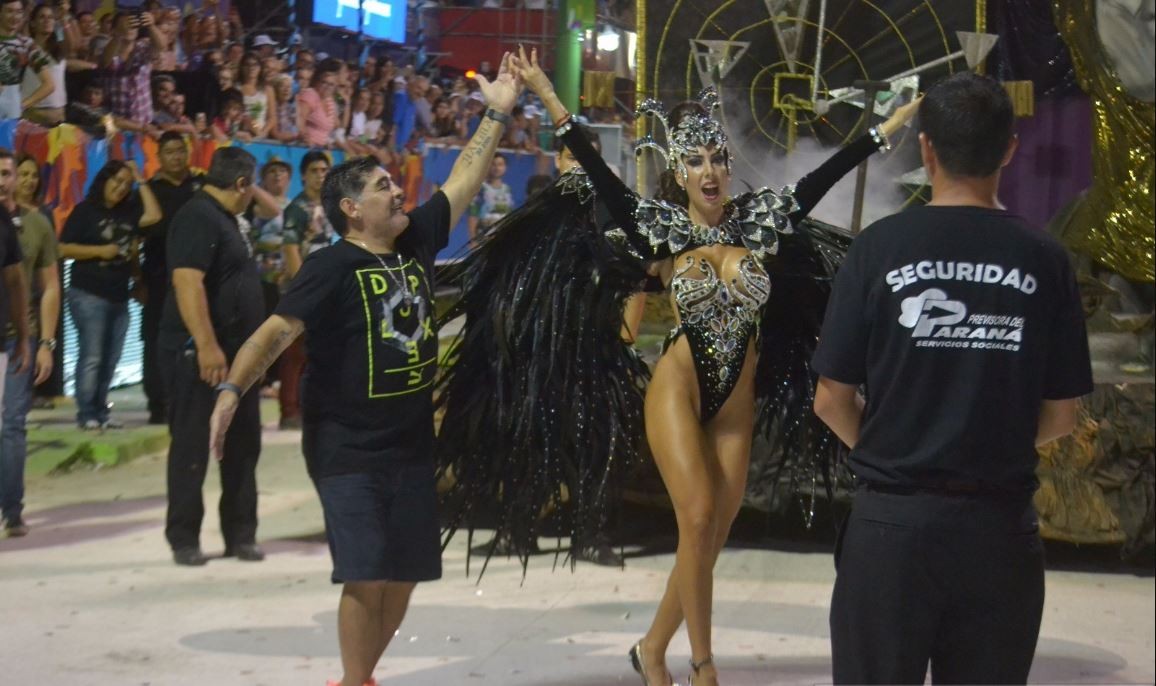 Los audios hot de "Diego "Antorcha" Maradona para su amante, la bailarina del Carnaval de Corrientes | Redes