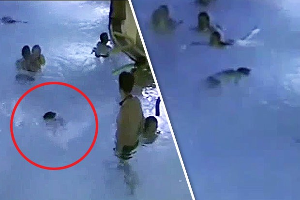 Video escalofriante: un nene se ahoga en una pileta y nadie se da cuenta | Curiosidades